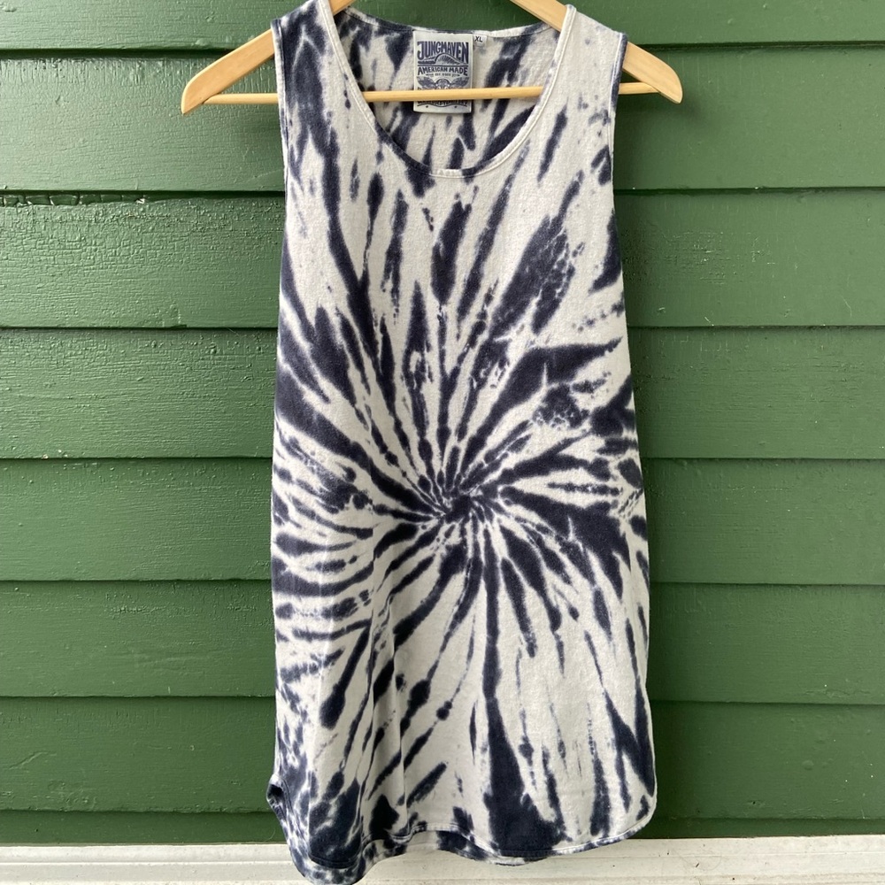 Jungmaven Swirl Tie-Dye Tank Top - XL